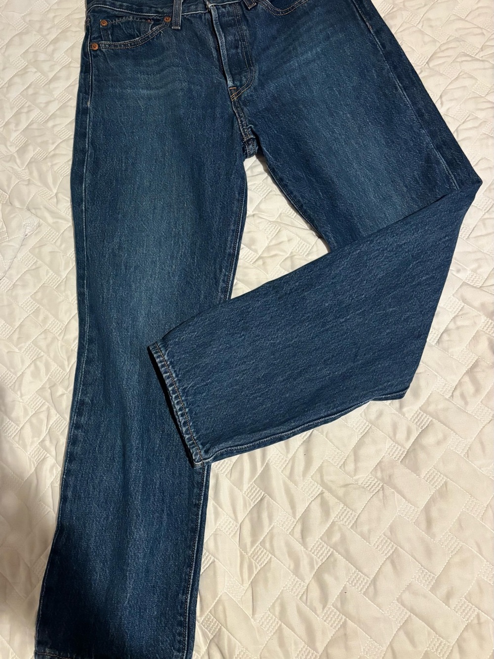 Levi's Women's Deep Indigo Straight-Leg Jeans